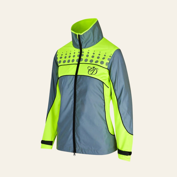 equisafety hi viz riding gilet pinkyellow