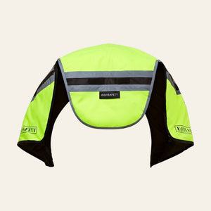 equisafety hi viz riding gilet pinkyellow