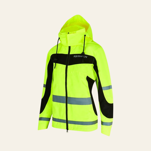 equisafety hi viz riding gilet pinkyellow