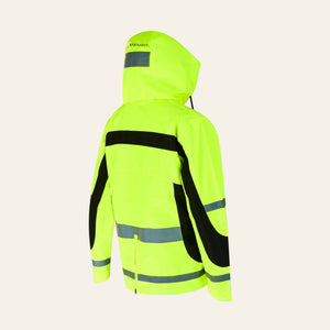 equisafety hi viz riding gilet pinkyellow