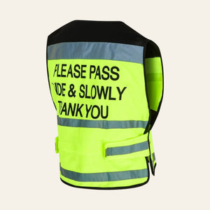 equisafety hi viz riding gilet pinkyellow