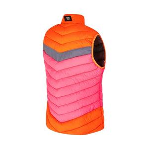 equisafety hi viz riding gilet pinkyellow