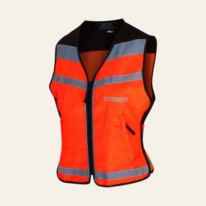 equisafety hi viz riding gilet pinkyellow