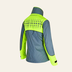 equisafety hi viz riding gilet pinkyellow