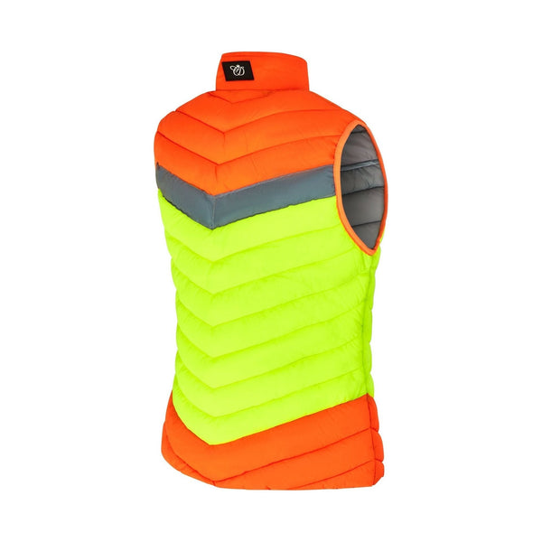 equisafety hi viz riding gilet pinkyellow