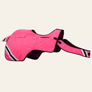 Equisafety Horse Exercise Sheet Wraparound Rug - Pink - Equisafety