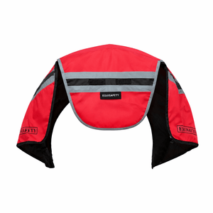 Equisafety Horse Exercise Sheet Wraparound Rug - Red - Equisafety