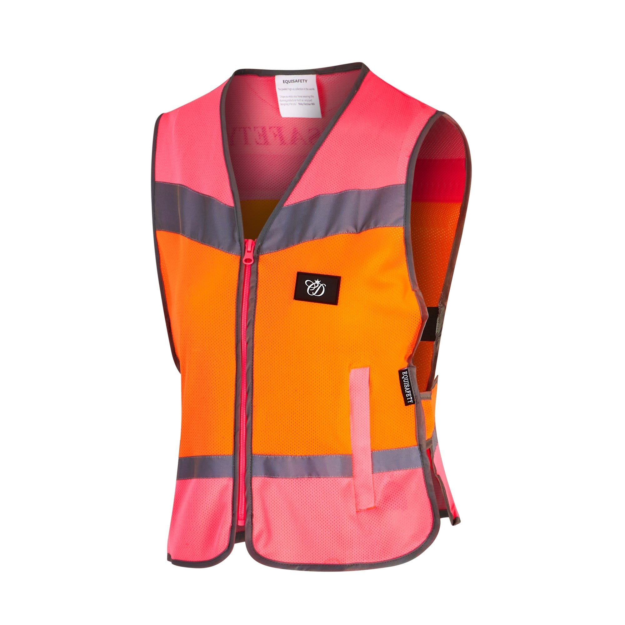 Equisafety Multi Colour Hi Vis Waistcoat - P/O - Equisafety