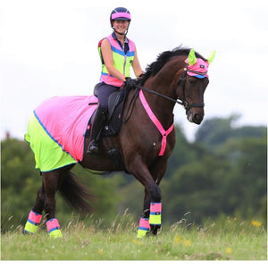 Equisafety Multi Colour Hi Vis Waistcoat - P/Y - Equisafety