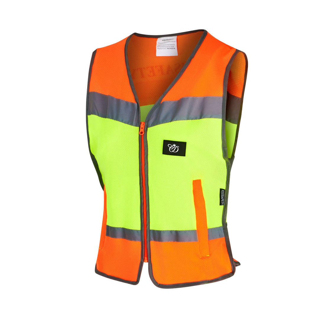 Equisafety Multi Colour Hi Vis Waistcoat - Y/O - Equisafety