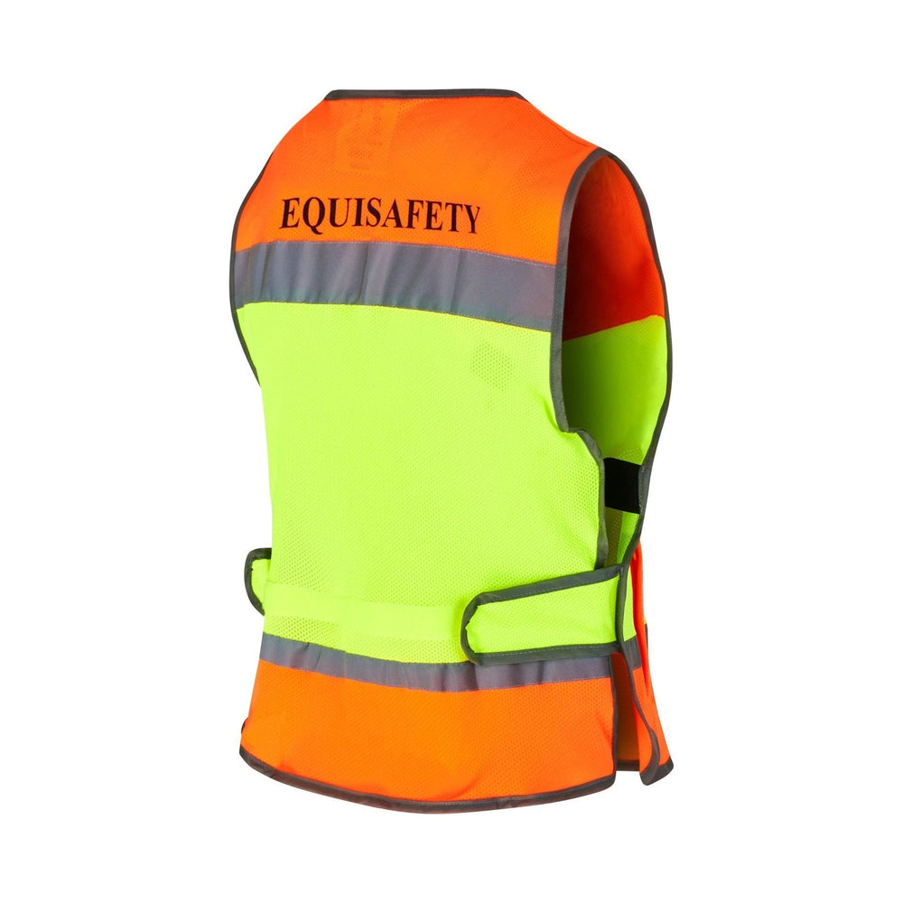 Equisafety Reflective Multi Colour Hi Vis Child Waistcoat - Y/O - Equisafety