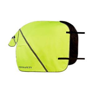 equisafety multi coloured reflective neck band pinkorange