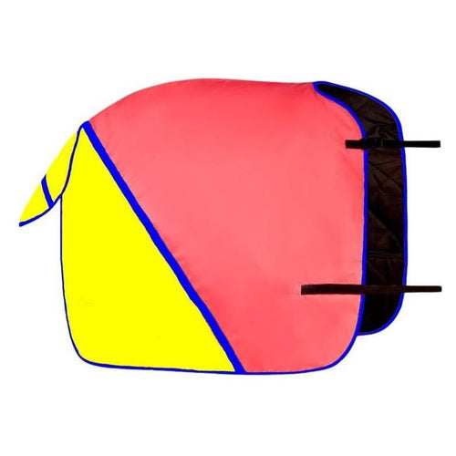 Equisafety Multi Coloured Waterproof Hi Viz Horse Sheet - P/Y - Equisafety
