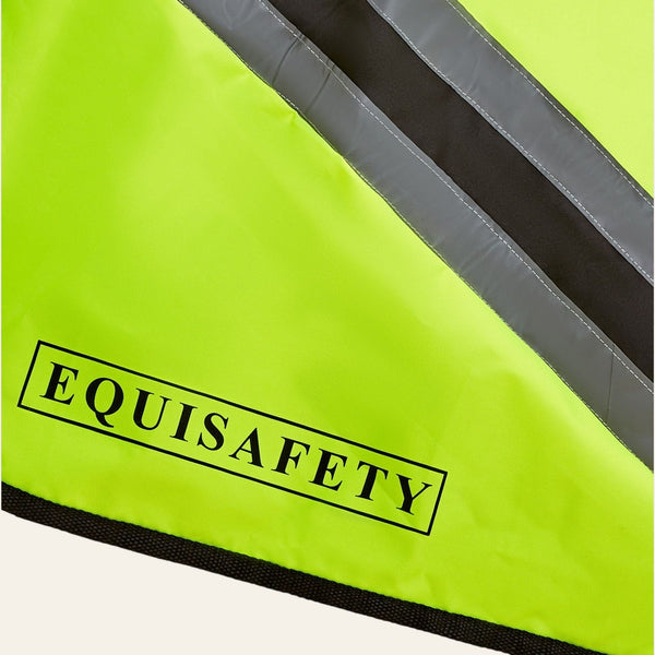 Equisafety NEW Horse Exercise Sheet Wraparound Rug - Yellow - Equisafety