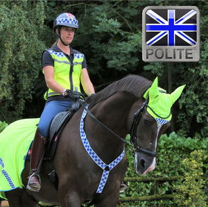 Equisafety POLITE Horse Waistcoat - Please Slow Down - Equisafety