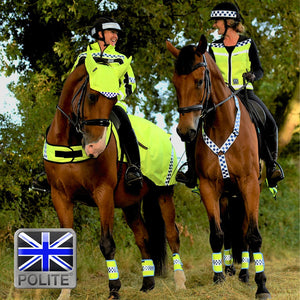 Equisafety POLITE Horse Waistcoat - Please Slow Down - Equisafety