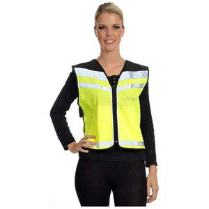 Equisafety Reflective Air Waistcoat Yellow - Plain Back - Equisafety