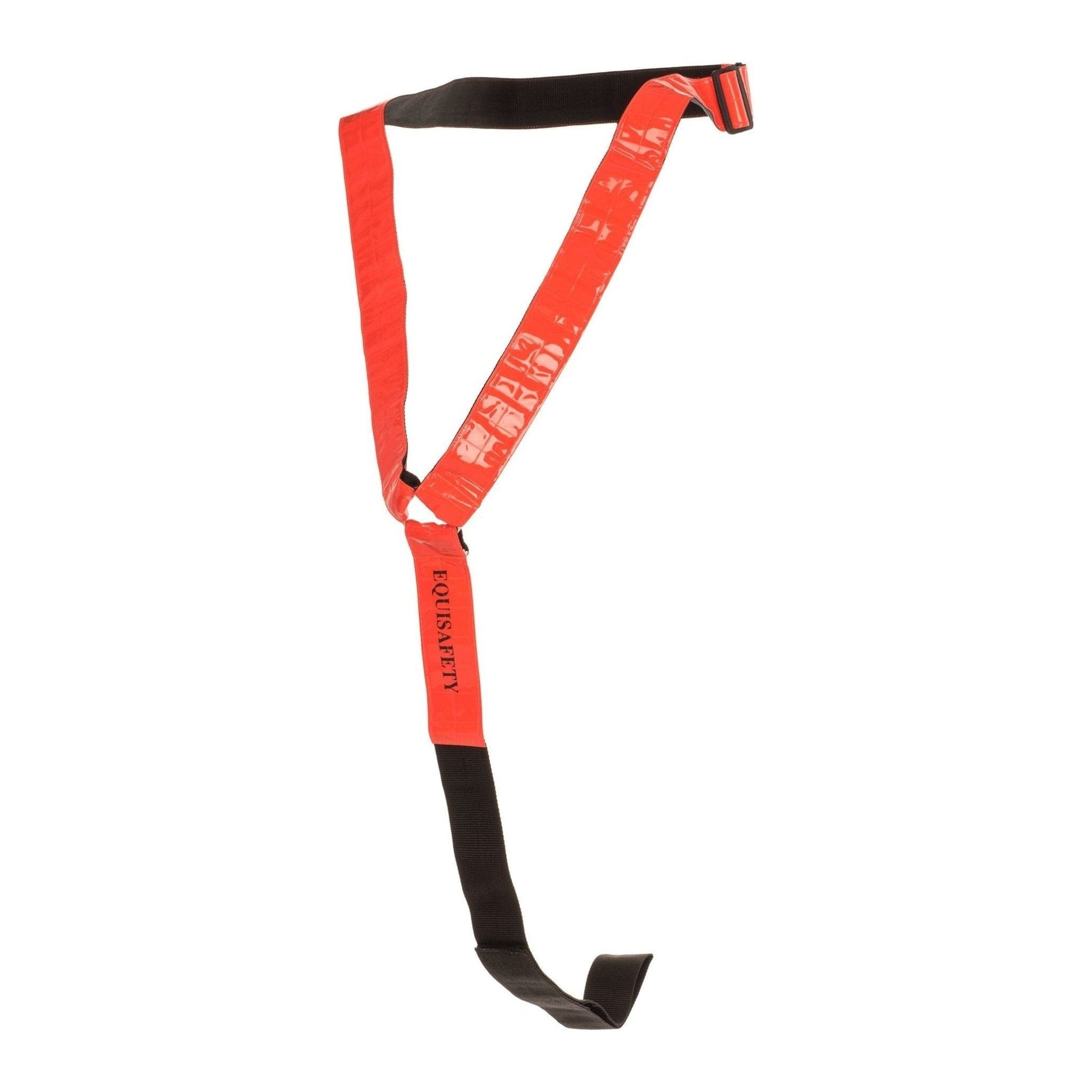 Equisafety Reflective Horse Wear Neck Band - Red - Orange - Equisafety