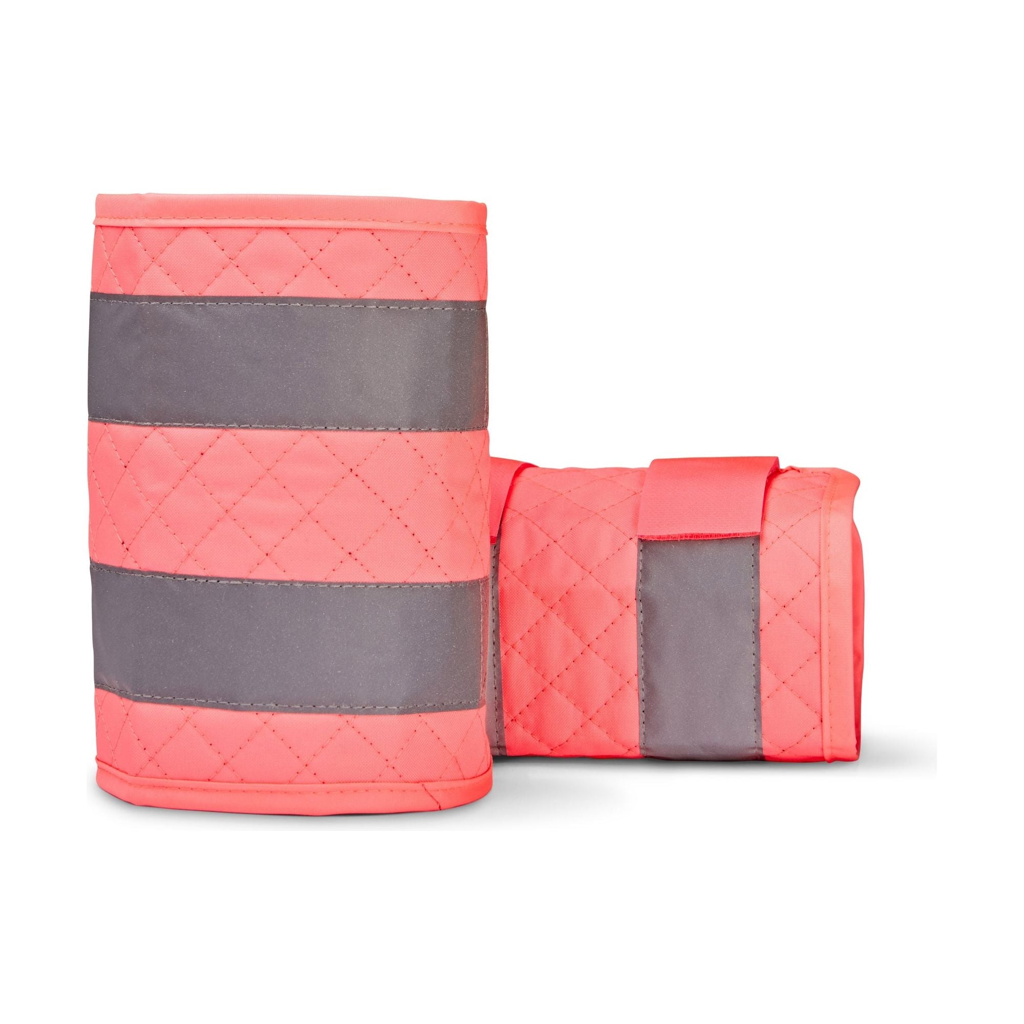 Equisafety Reflective Horse Wear Quilted Leg Boots - Pink - Equisafety