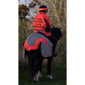 Equisafety Reflective Mercury Horse Exercise Rug - Red/Orange - Equisafety