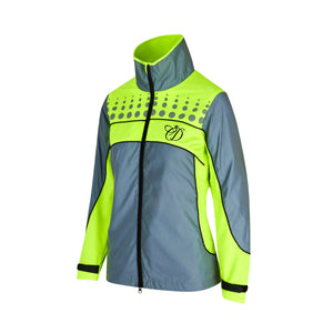 Equisafety Reflective Mercury Riding Jacket - RED/ORANGE - Equisafety