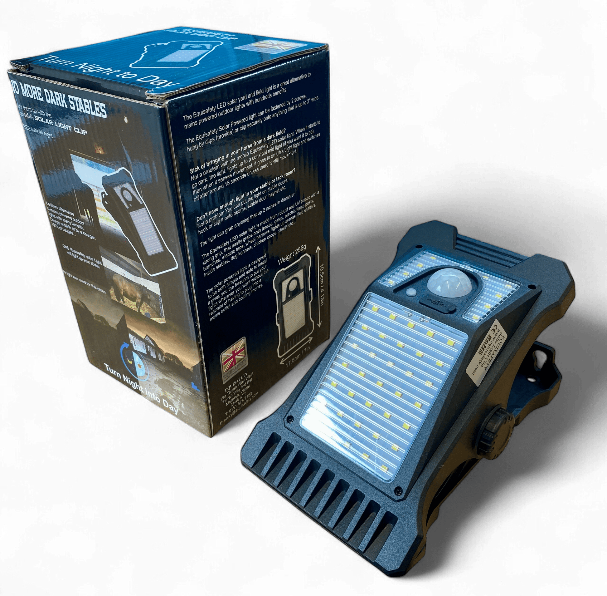 Equisafety Solar Powered LED Outdoor Light. - Equisafety