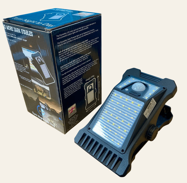 Equisafety Solar Powered LED Outdoor Light Clip. - Equisafety