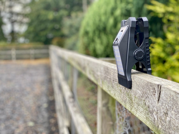 Equisafety Solar Powered LED Outdoor Light Clip. - Equisafety