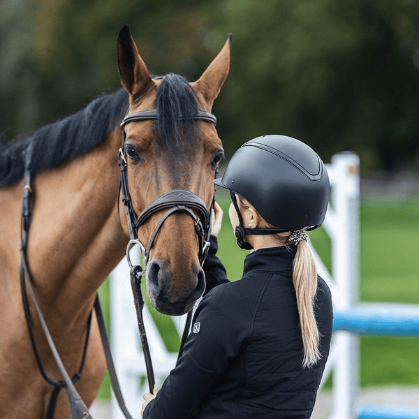 EQX Kylo Riding Hat MIPS - Black Matte/Black Gloss - Equisafety