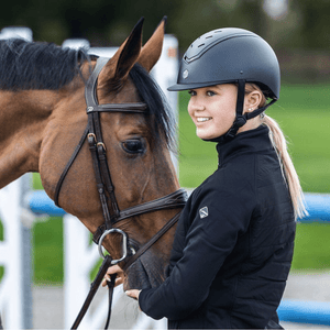 EQX Kylo Riding Hat MIPS - Black Matte/Black Gloss - Equisafety