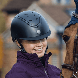 EQX Kylo Riding Hat MIPS - Black Matte/Black Gloss - Equisafety