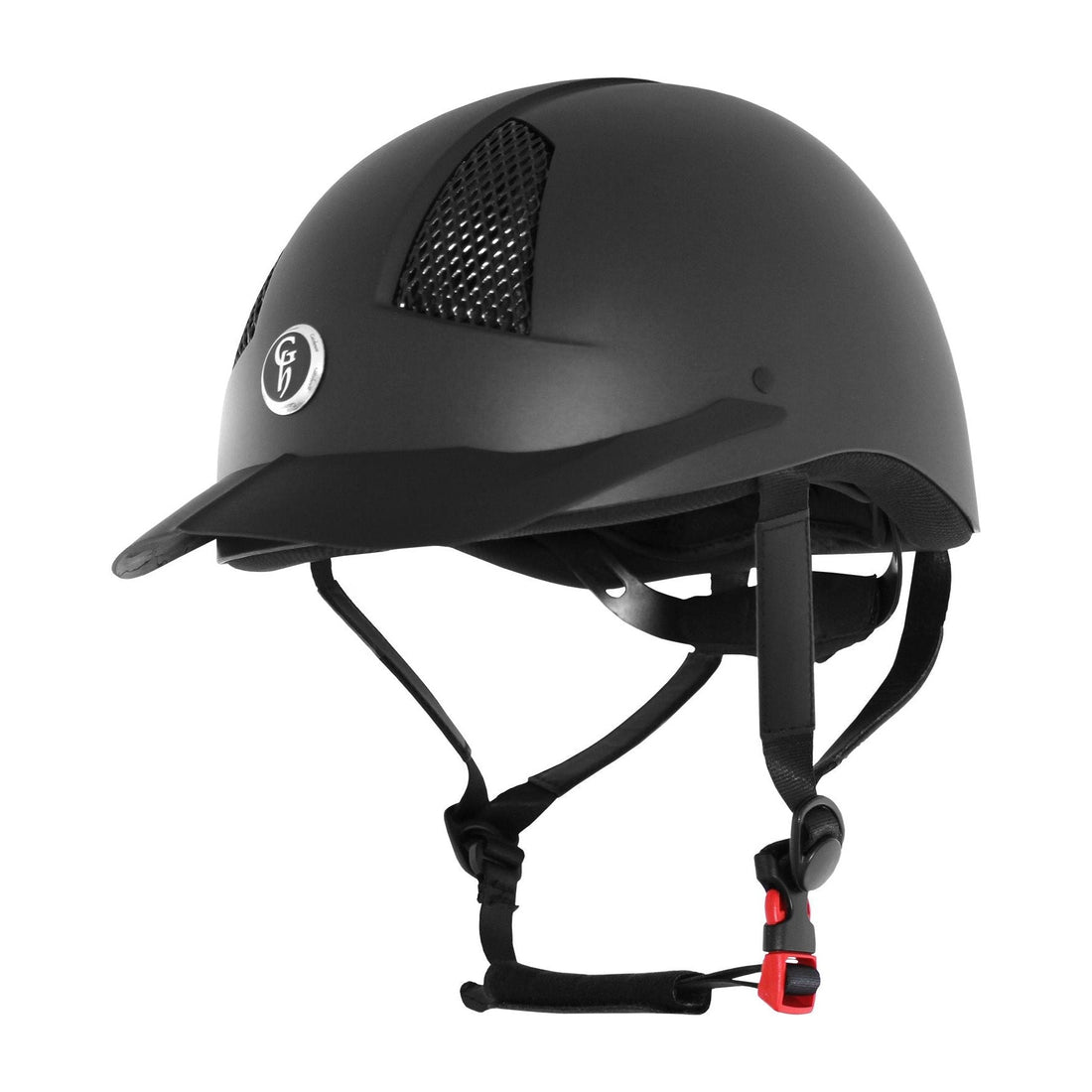 Gatehouse Air Rider MK II - Riding Hat - Black Matt - Equisafety