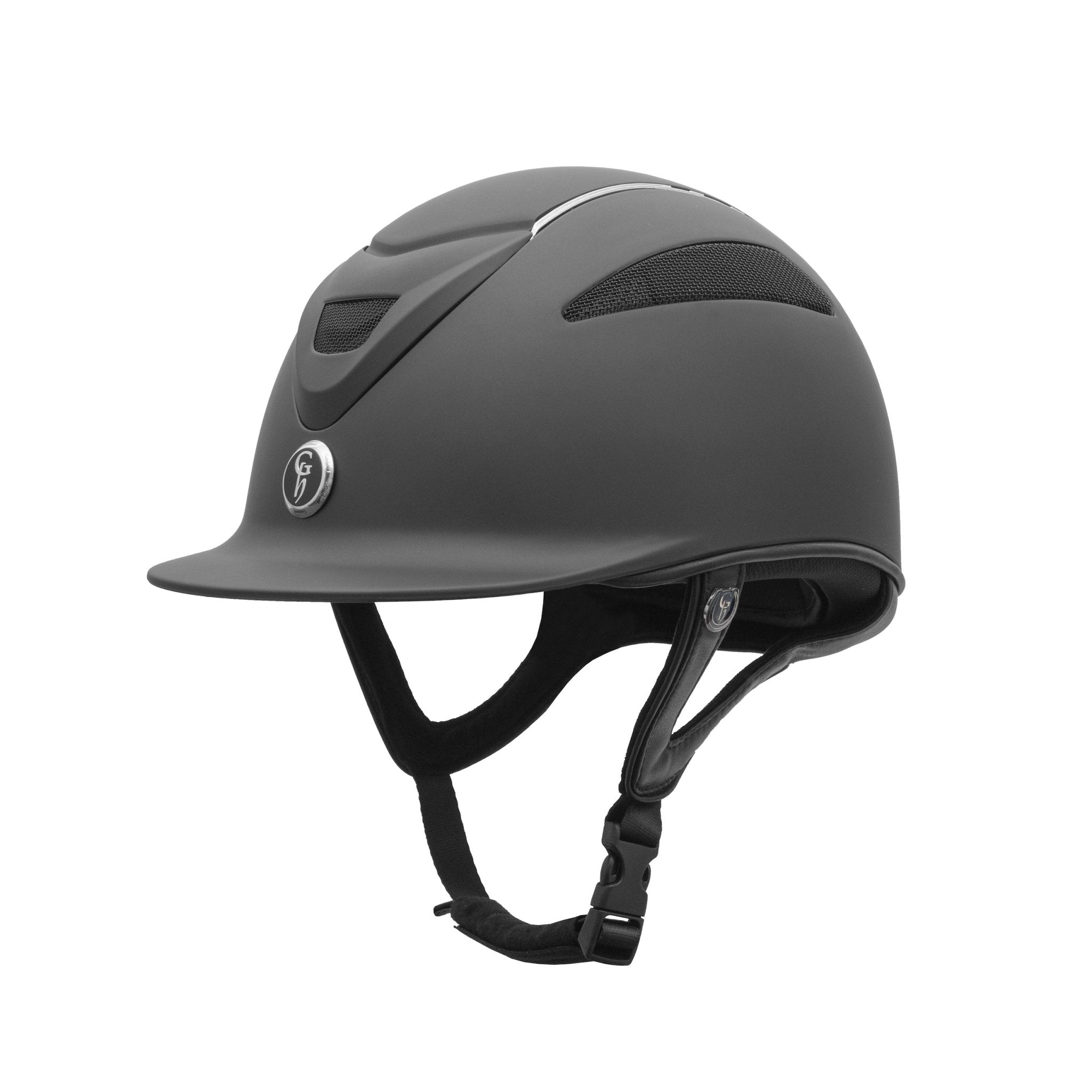 Gatehouse Conquest MKII Riding Hat Black Matt - Equisafety