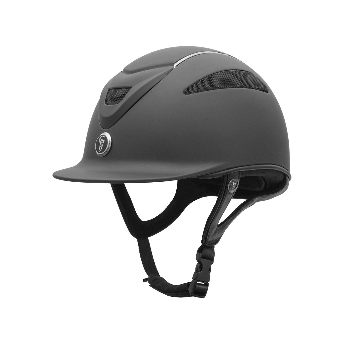 Gatehouse Conquest MKII Riding Hat Black Matt - Equisafety