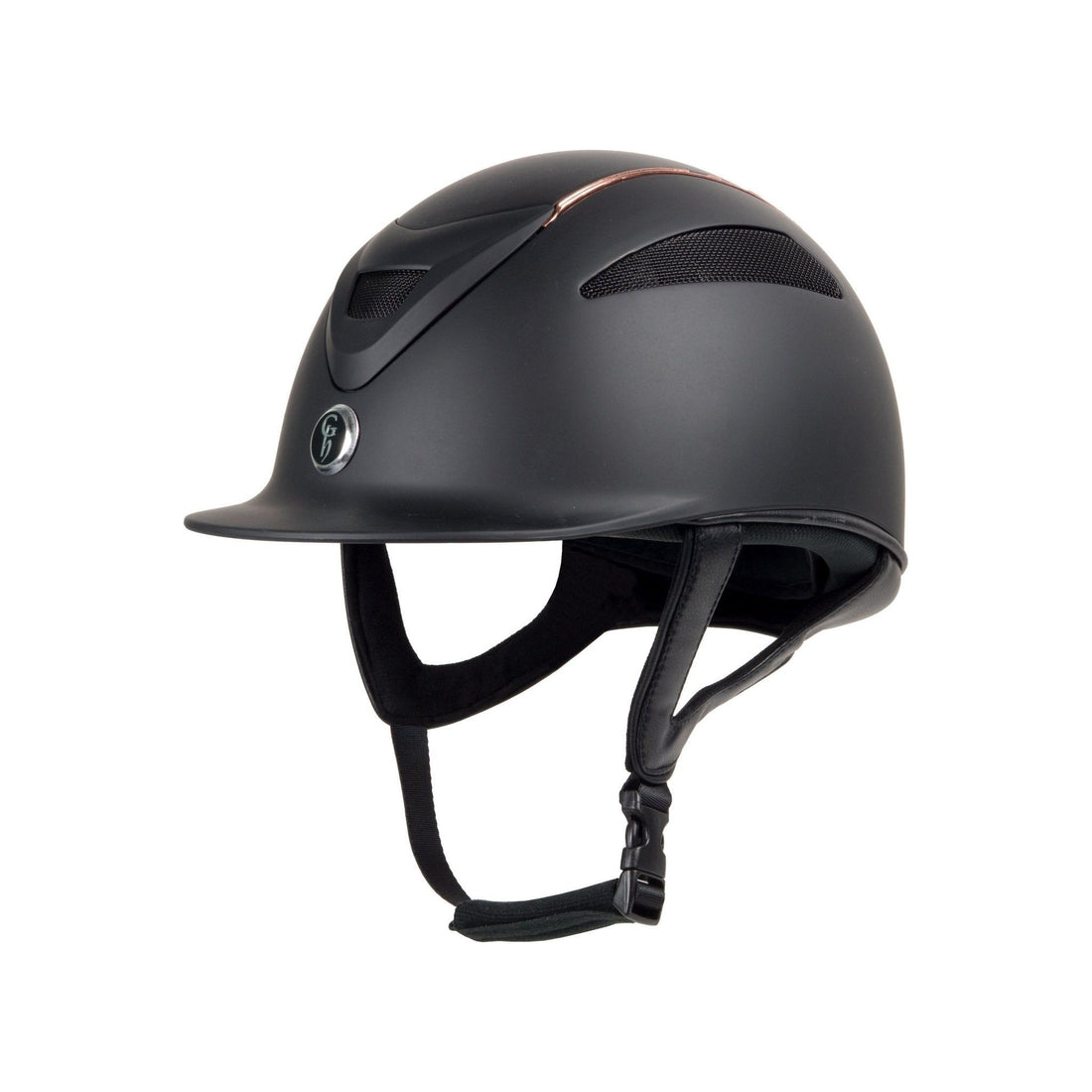 Gatehouse Conquest MKII - Riding Hat - Black/Rose Gold Limited Edition - Equisafety