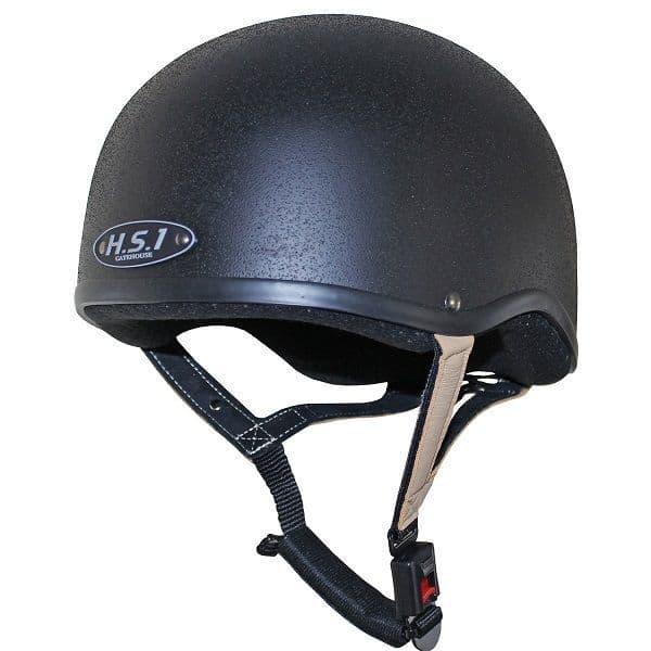 Gatehouse HS1 Jockey - Riding Hat - Black - Equisafety