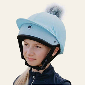 Harlow JS1 Pro Jockey Skull - Pastel Blue - Equisafety