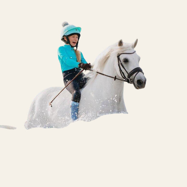 Harlow JS1 Pro Jockey Skull - Pastel Blue - Equisafety