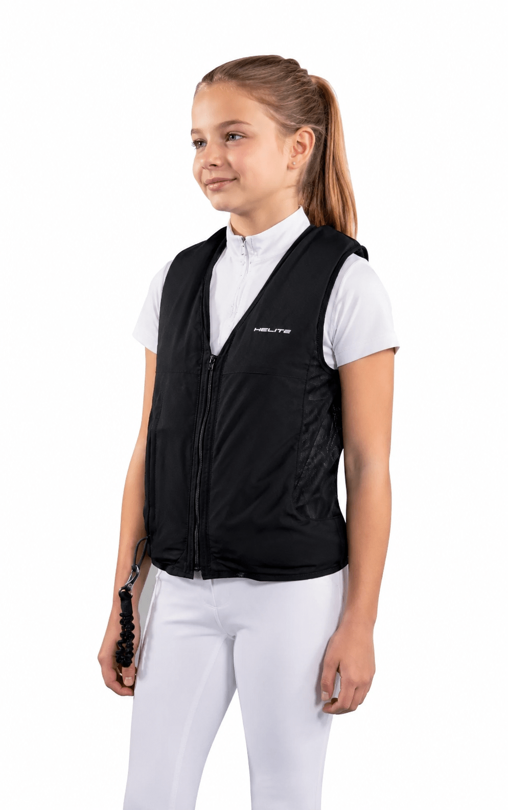 Helite Zip In 2 Airbag Vest - Rider Airbag Protection - Child - Equisafety