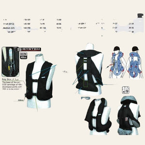 Equisafety hit air mlv horse riding air jacket black free