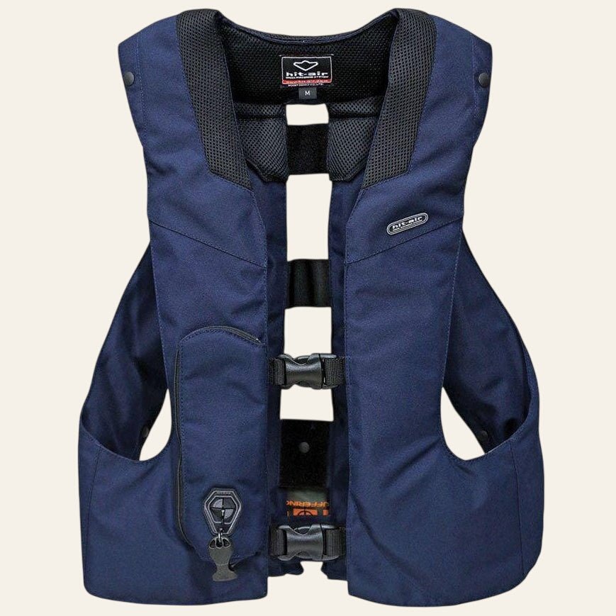 Equisafety hit air mlv jacket black free air waistcoat with