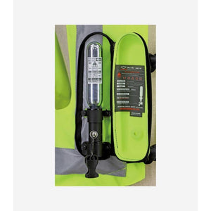 Hit Air MLV2 with Back Padding - Hi Vis Yellow - Equisafety