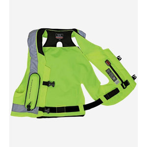 Hit Air MLV2 with Back Padding - Hi Vis Yellow - Equisafety