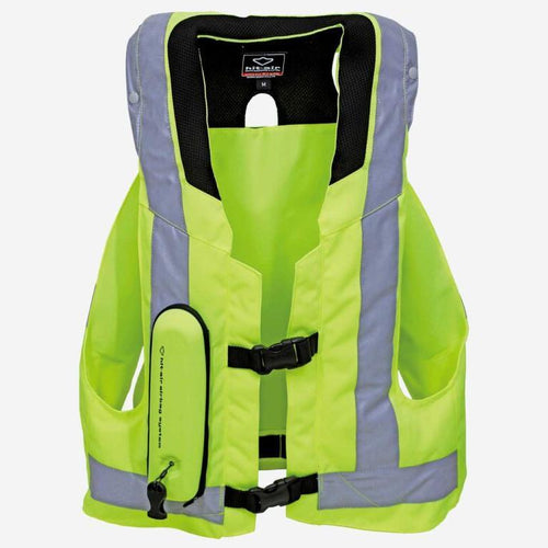Hit Air MLV2 with Back Padding - Hi Vis Yellow - Equisafety