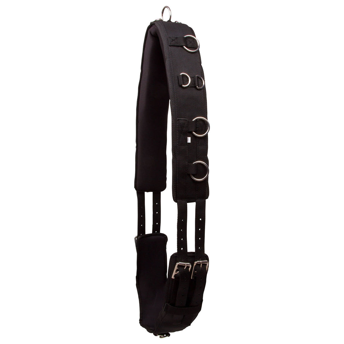 Imperial Riding Lunging Girth Nylon Irhdeluxe Black - Equisafety