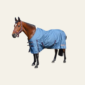 Equisafety john whitaker kirkby turnout rug 100g red 6ft6 only