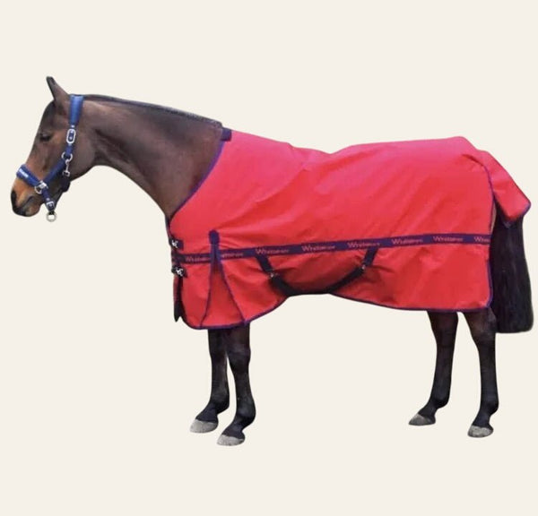 John Whitaker Kirkby Turnout Rug 100g - Red - 6ft6 only - Equisafety