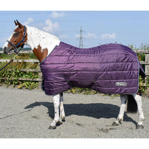 John Whitaker Thistle Stable Rug 200g - Plum - Equisafety