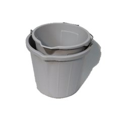 KBF99 Antibacterial Bucket Grey - Equisafety