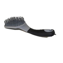 KBF99 Antibacterial Mane and Tale Brush Black/Grey - Equisafety